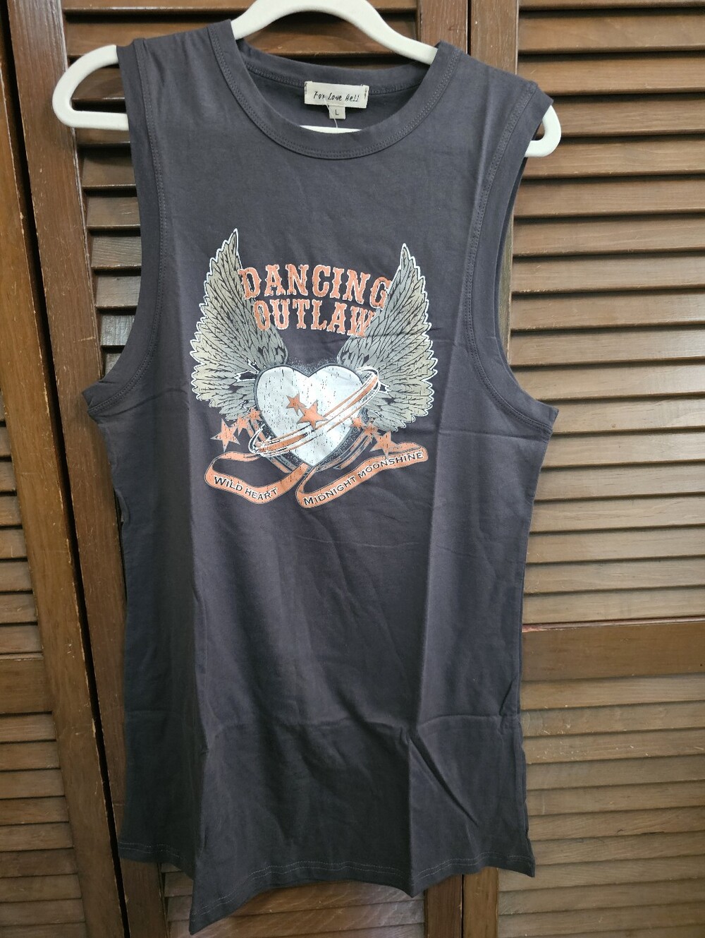 For Love Bell “Dancing Outlaw” Muscle Tank